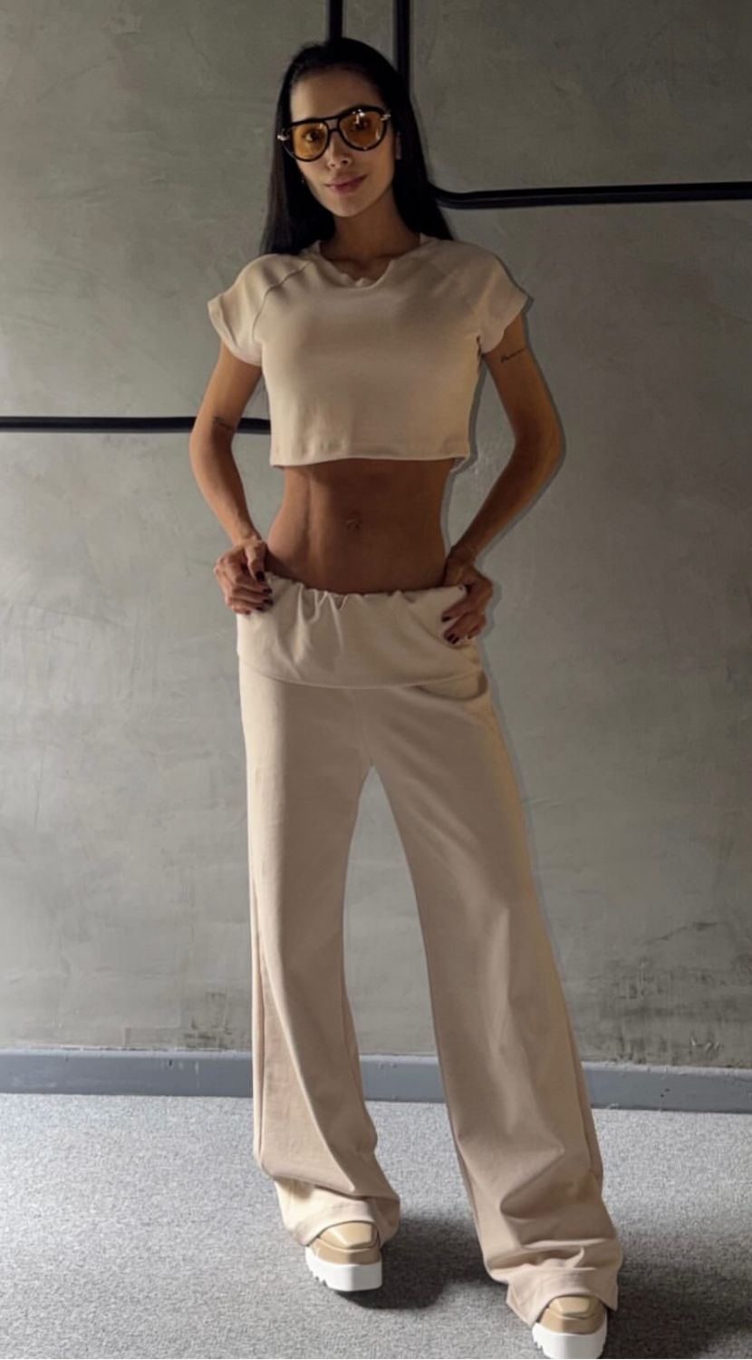 Set Crop Top & Pantalón - Guadalupestienda